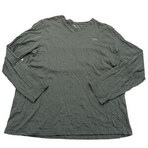 Lacoste Long Sleeve V-Neck Tshirt
